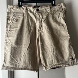 Quiksilver. W34 Waterman Khaki Shorts